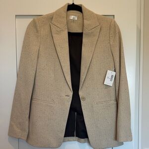 Ecru Speckled Tan Blazer